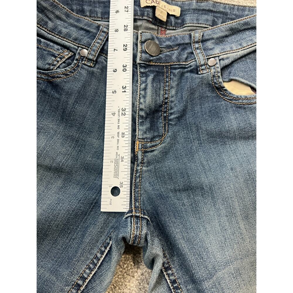 Cabi Jeans Womens Size 2 Blue Medium Wash Cottage Casual Bootcut - Picture 8 of 10